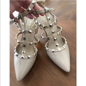 New Mix No. 6 Liraven Pumps. Sz 8, nude.